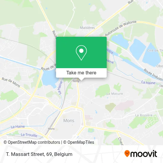 T. Massart Street, 69 map