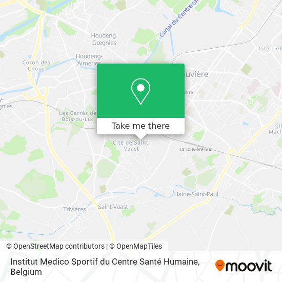 Institut Medico Sportif du Centre Santé Humaine plan