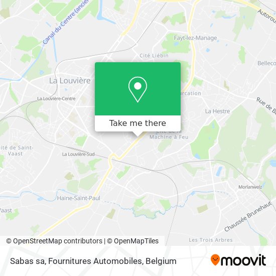 Sabas sa, Fournitures Automobiles map