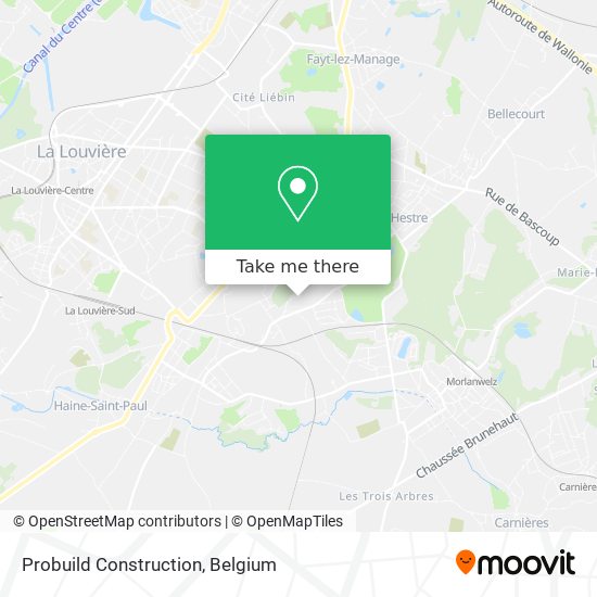 Probuild Construction map