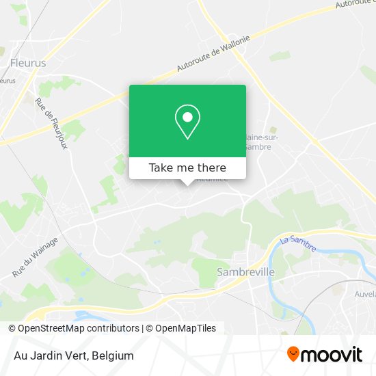 Au Jardin Vert map