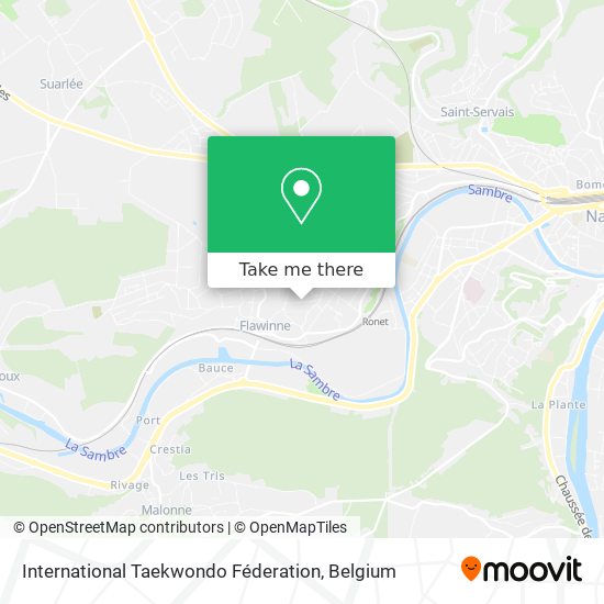 International Taekwondo Féderation map