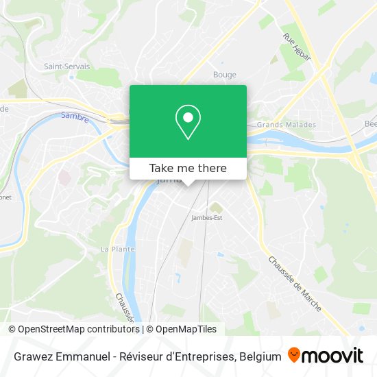 Grawez Emmanuel - Réviseur d'Entreprises map