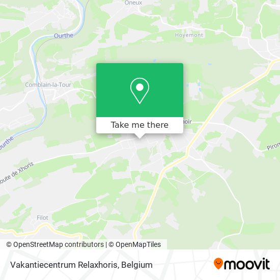 Vakantiecentrum Relaxhoris map