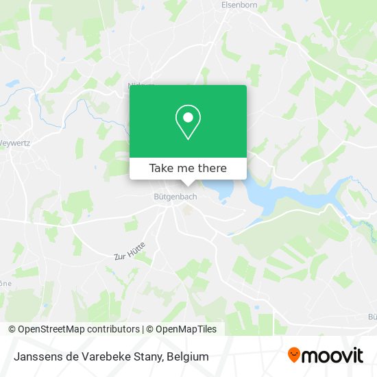 Janssens de Varebeke Stany map