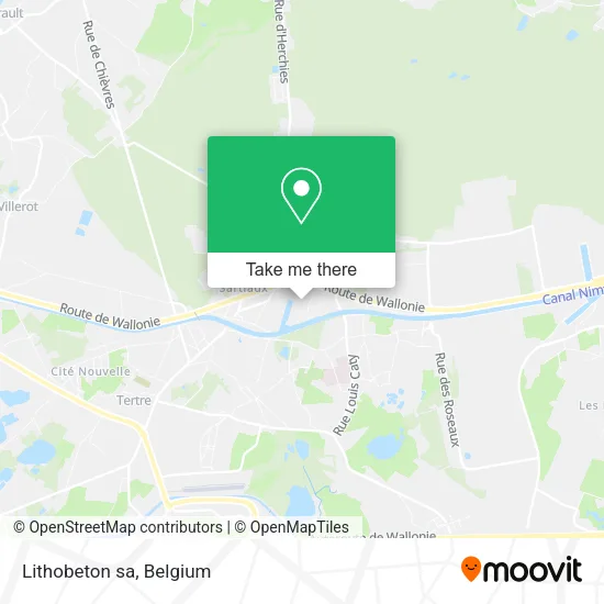 Lithobeton sa map