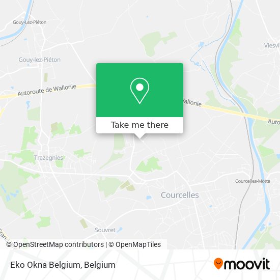 Eko Okna Belgium map