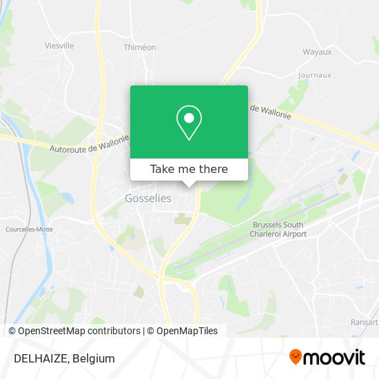 DELHAIZE map