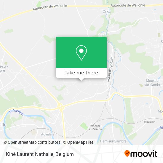 Kiné Laurent Nathalie map