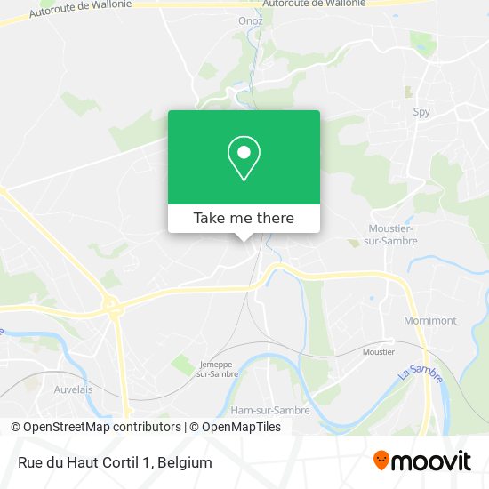 Rue du Haut Cortil 1 plan