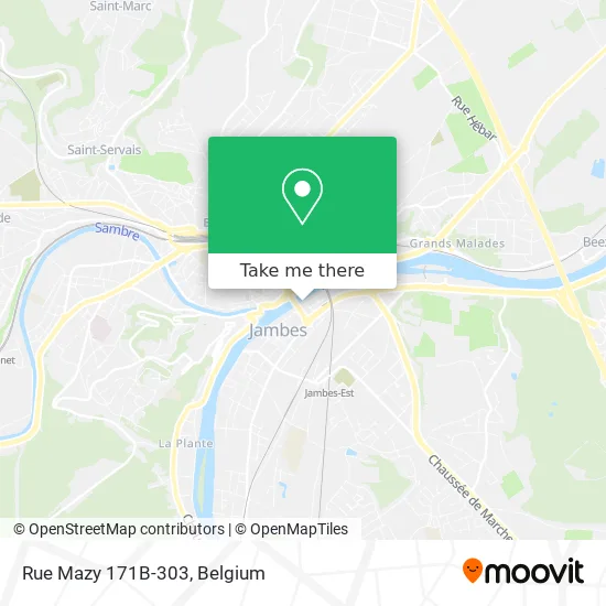 Rue Mazy 171B-303 plan