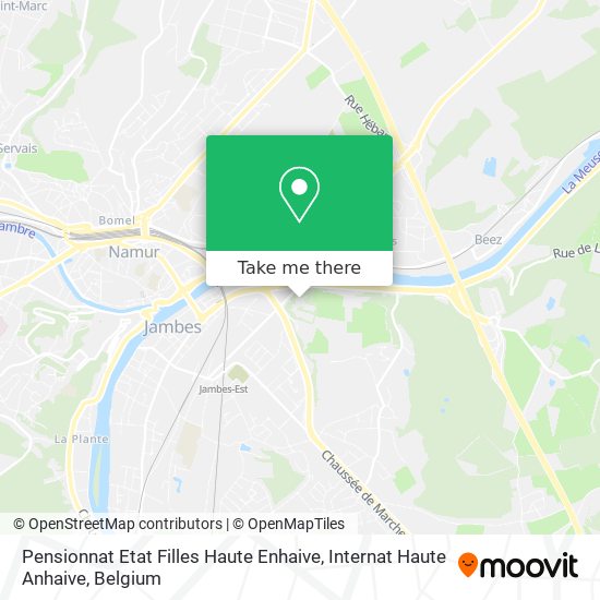 Pensionnat Etat Filles Haute Enhaive, Internat Haute Anhaive map