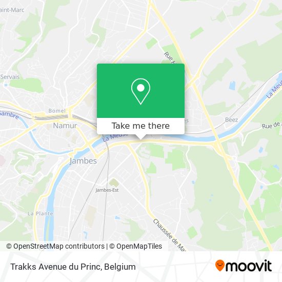 Trakks Avenue du Princ map