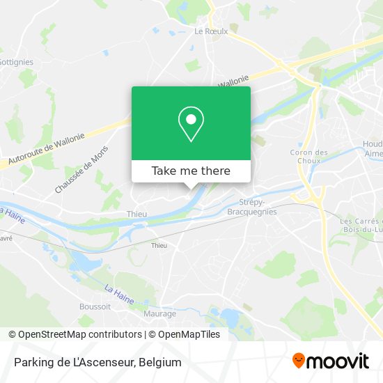 Parking de L'Ascenseur map