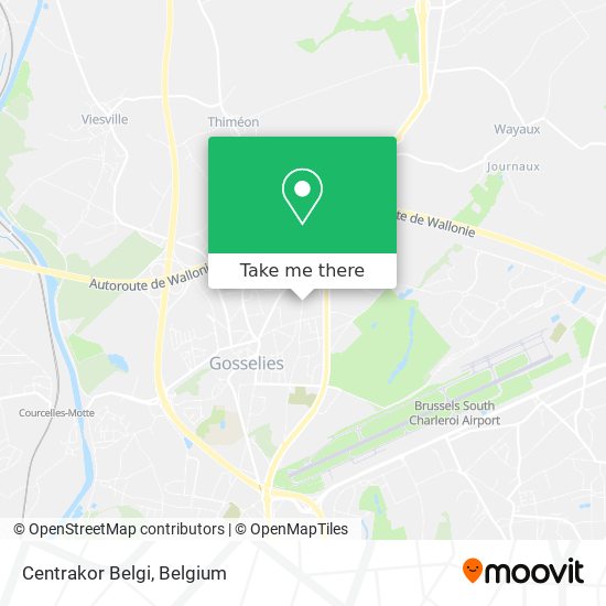 Centrakor Belgi map