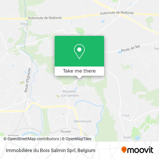 Immobilière du Bois Salmin Sprl plan