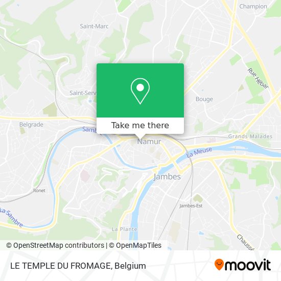 LE TEMPLE DU FROMAGE map