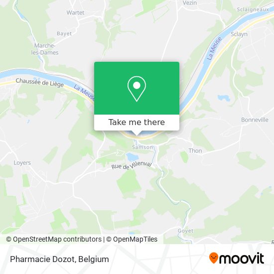 Pharmacie Dozot map