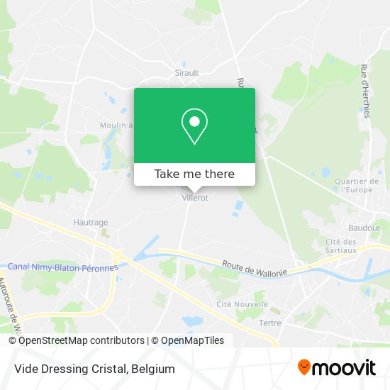 Vide Dressing Cristal map