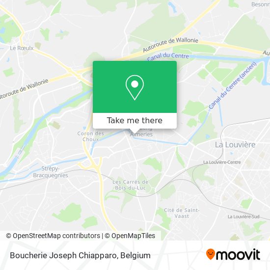 Boucherie Joseph Chiapparo plan