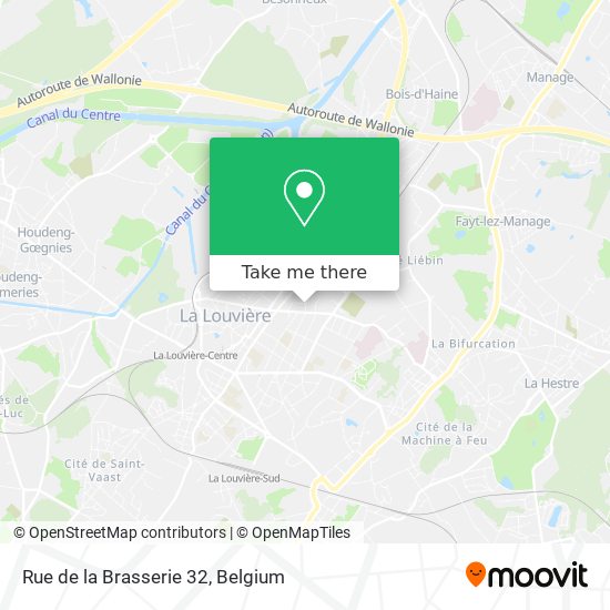 Rue de la Brasserie 32 plan
