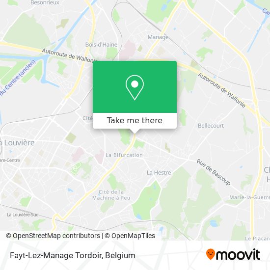 Fayt-Lez-Manage Tordoir map