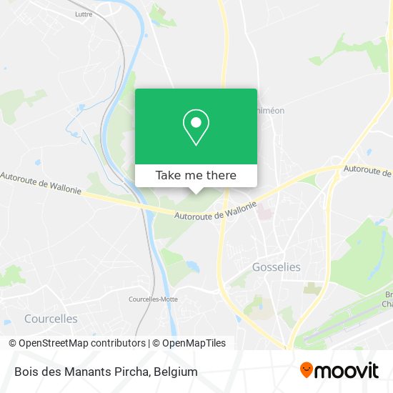 Bois des Manants Pircha map