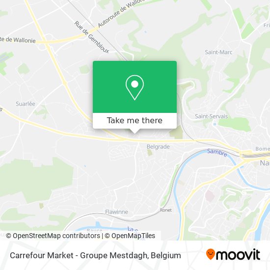 Carrefour Market - Groupe Mestdagh map