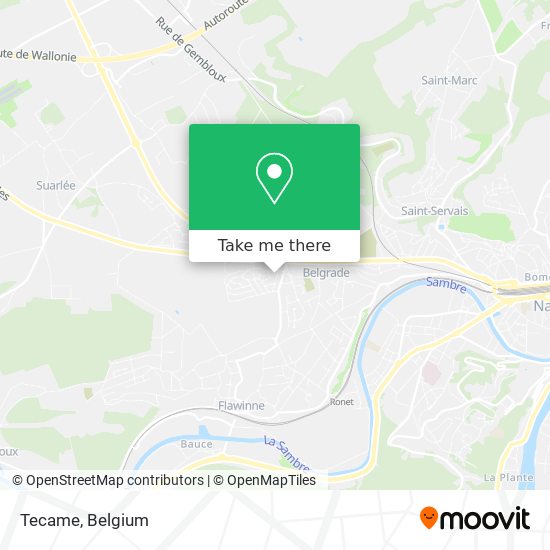 Tecame map