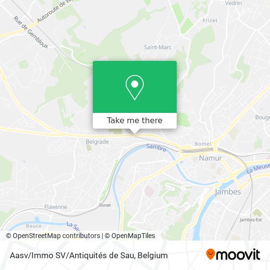 Aasv/Immo SV/Antiquités de Sau map