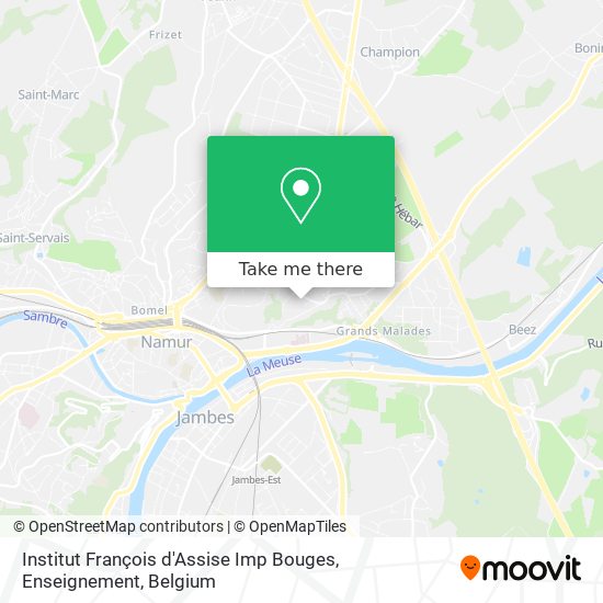 Institut François d'Assise Imp Bouges, Enseignement map