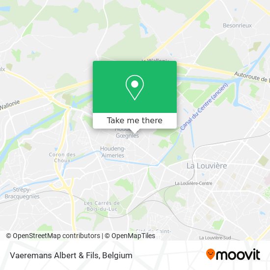 Vaeremans Albert & Fils map
