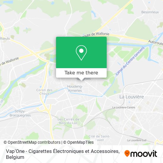 Vap'One - Cigarettes Électroniques et Accessoires map