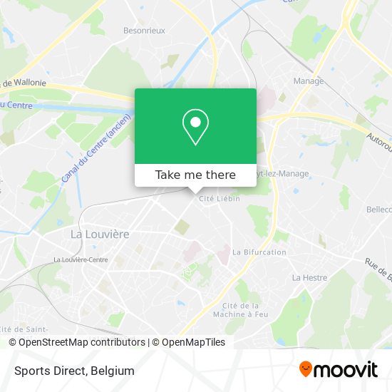 Sports Direct map