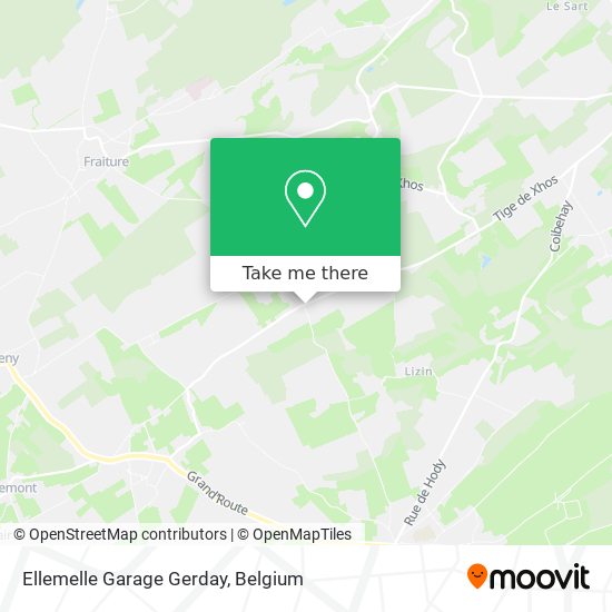 Ellemelle Garage Gerday map