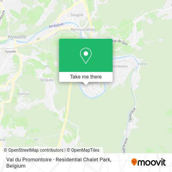 Val du Promontoire - Residential Chalet Park map