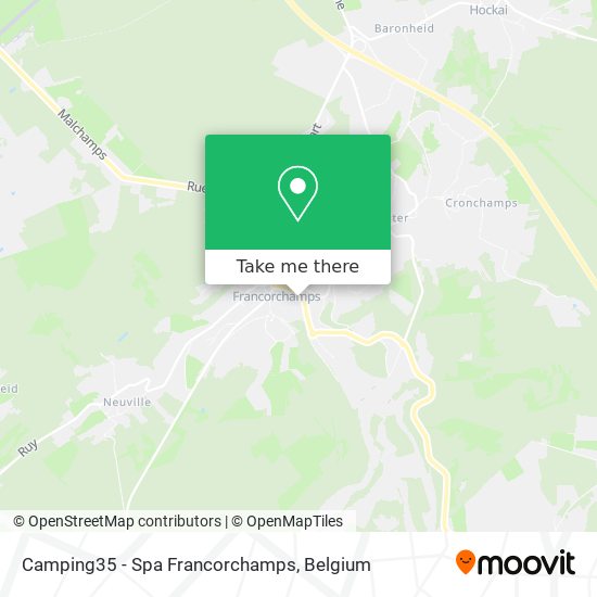Camping35 - Spa Francorchamps map