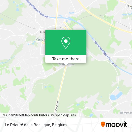 Le Prieuré de la Basilique plan