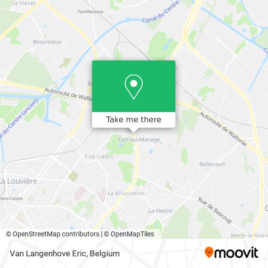 Van Langenhove Eric plan