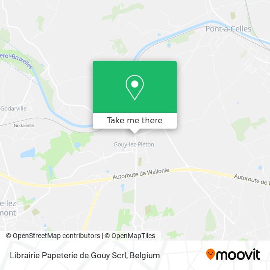 Librairie Papeterie de Gouy Scrl map