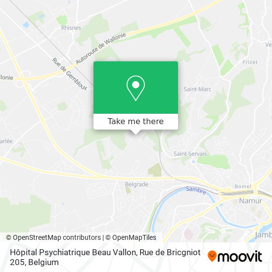Hôpital Psychiatrique Beau Vallon, Rue de Bricgniot 205 map