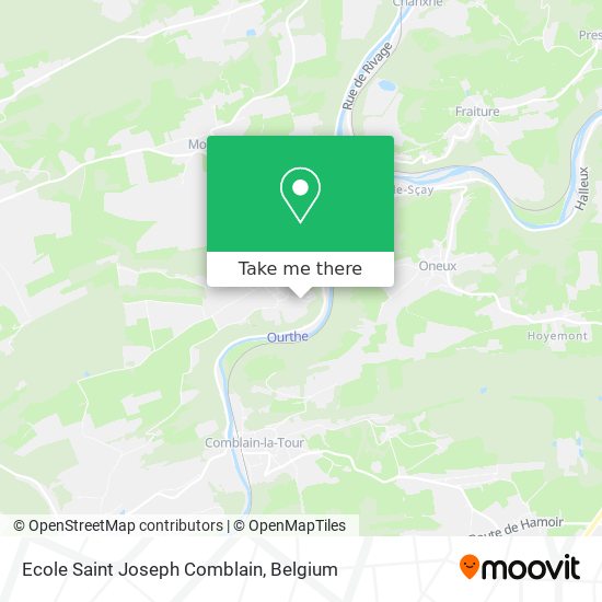 Ecole Saint Joseph Comblain map