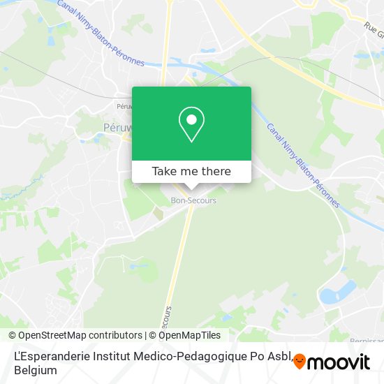 L'Esperanderie Institut Medico-Pedagogique Po Asbl map