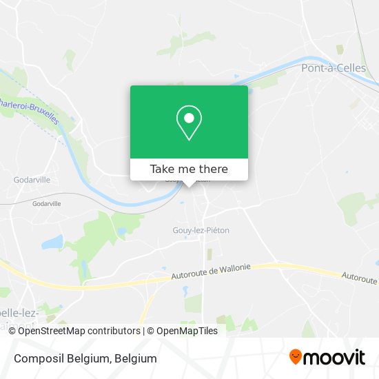 Composil Belgium map