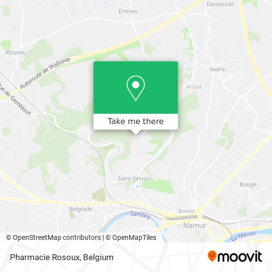 Pharmacie Rosoux map