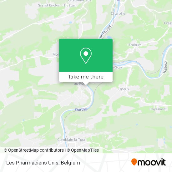 Les Pharmaciens Unis map