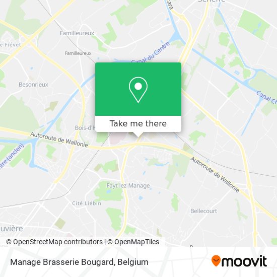 Manage Brasserie Bougard map