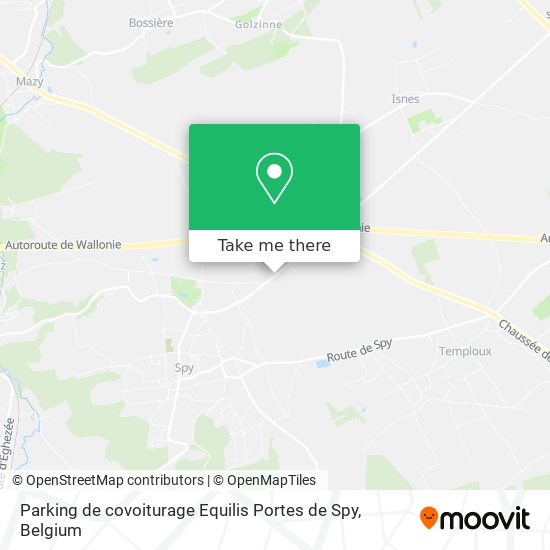 Parking de covoiturage Equilis Portes de Spy map