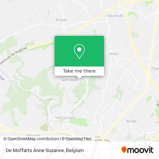 De Moffarts Anne-Suzanne map
