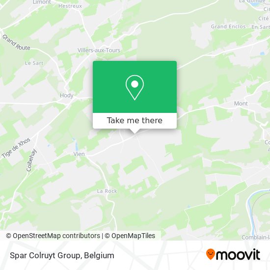 Spar Colruyt Group map